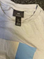 Vintage H&M Regular Fit light grey Cotton T-shirt