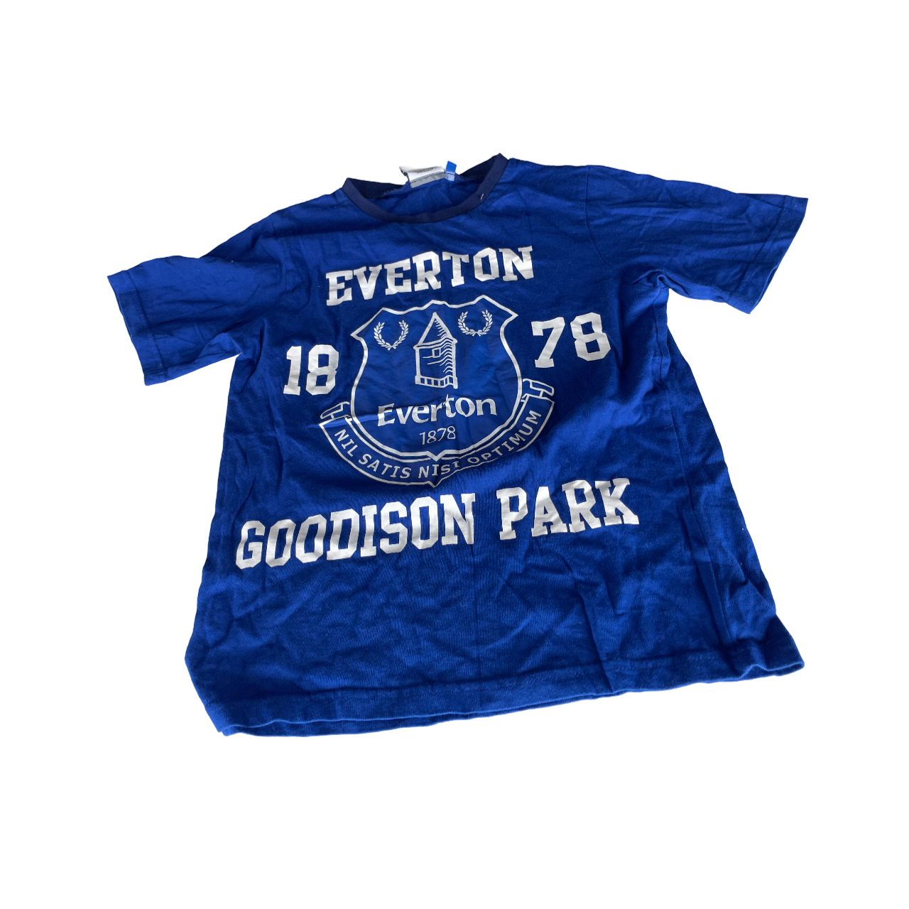 Women Everton Shirt Tshirt FC EPL Football Club Blue Cotton Blend Soccer Youth SIZE S/M L 25 W 15 SKU 5199