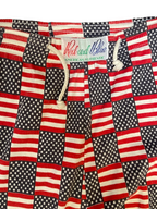 Vintage mens Red and blue american authentic trouser