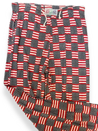 Vintage mens Red and blue american authentic trouser