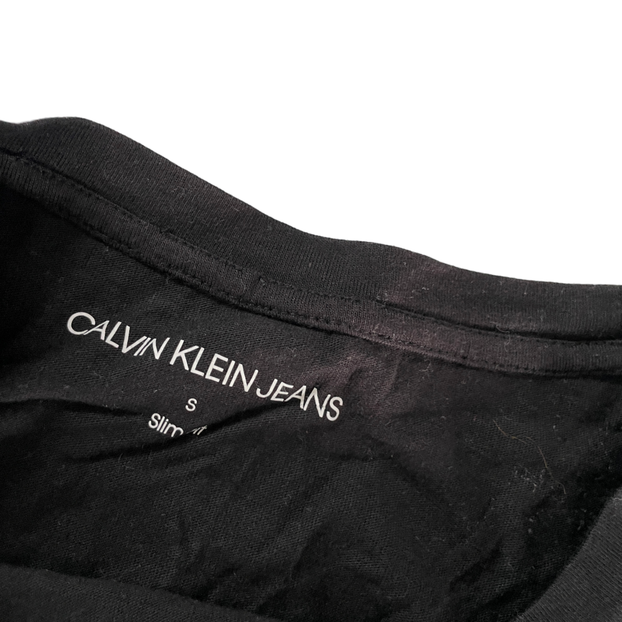 Women Calvin Klein Jeans  Print T-shirt in black L21  W 15 S/M   SKU 5200