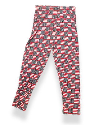 Vintage mens Red and blue american authentic trouser