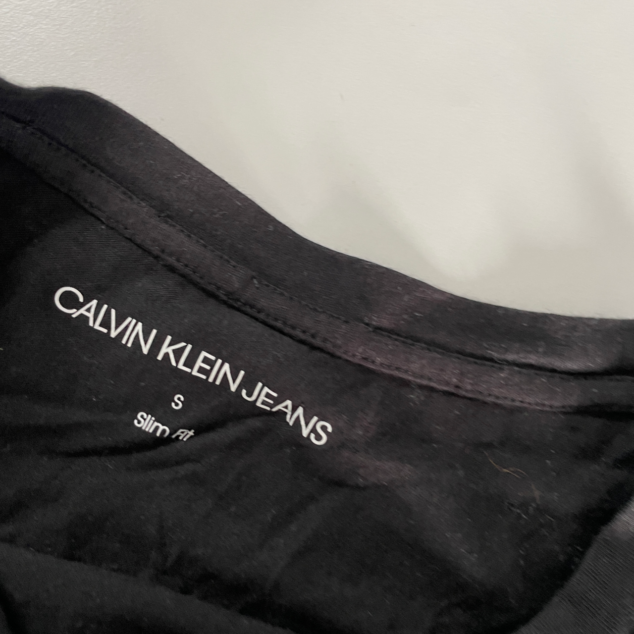 Women Calvin Klein Jeans  Print T-shirt in black L21  W 15 S/M   SKU 5200