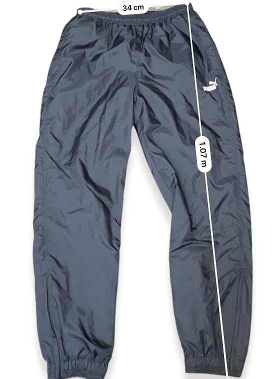 Vintage mens puma Navy waterproof pant