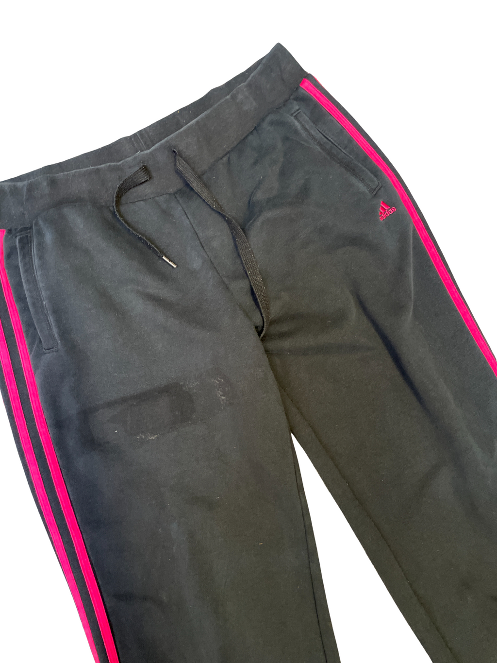 Vintage Adidas performance black track pant