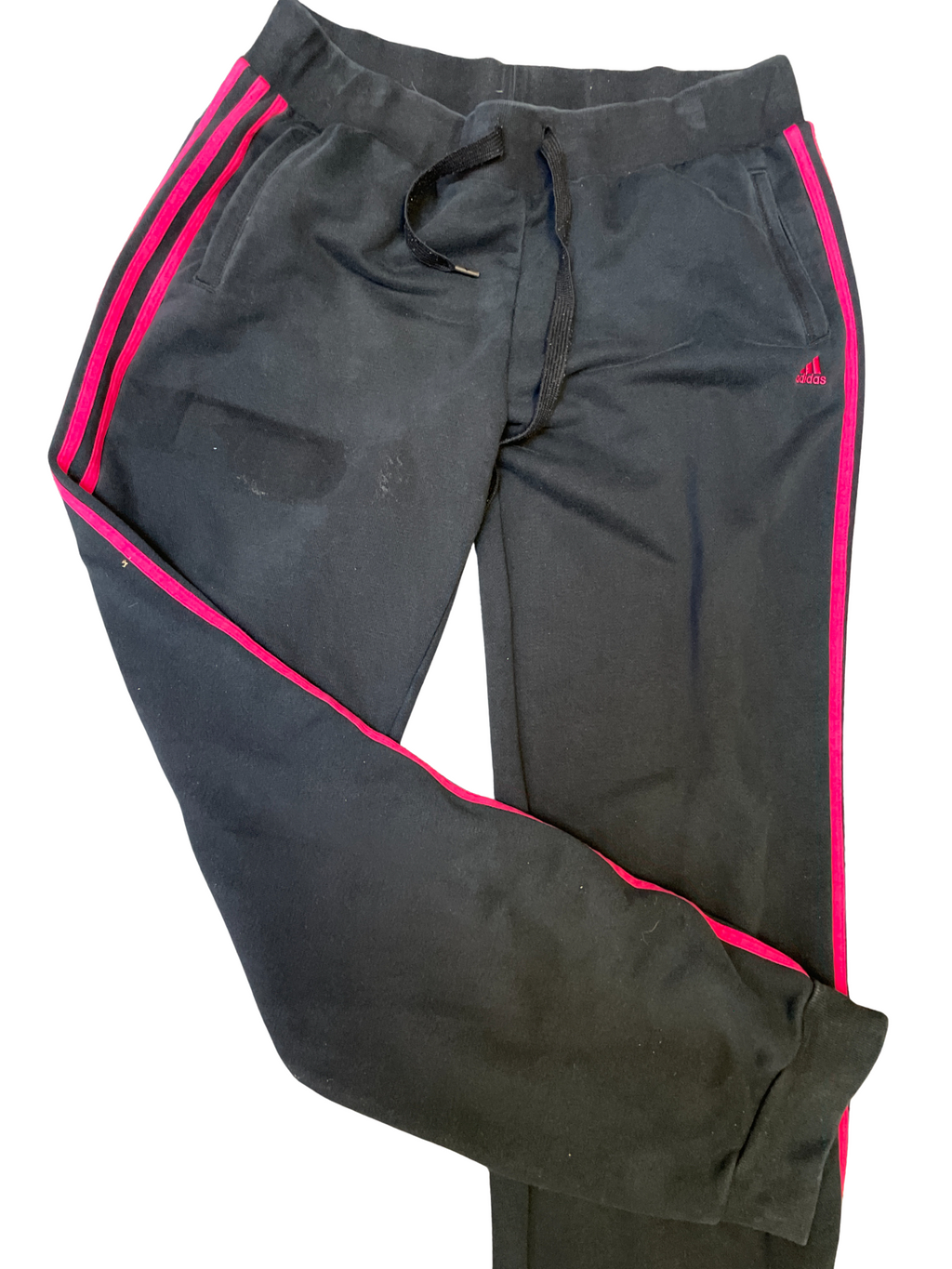 Vintage Adidas performance black track pant