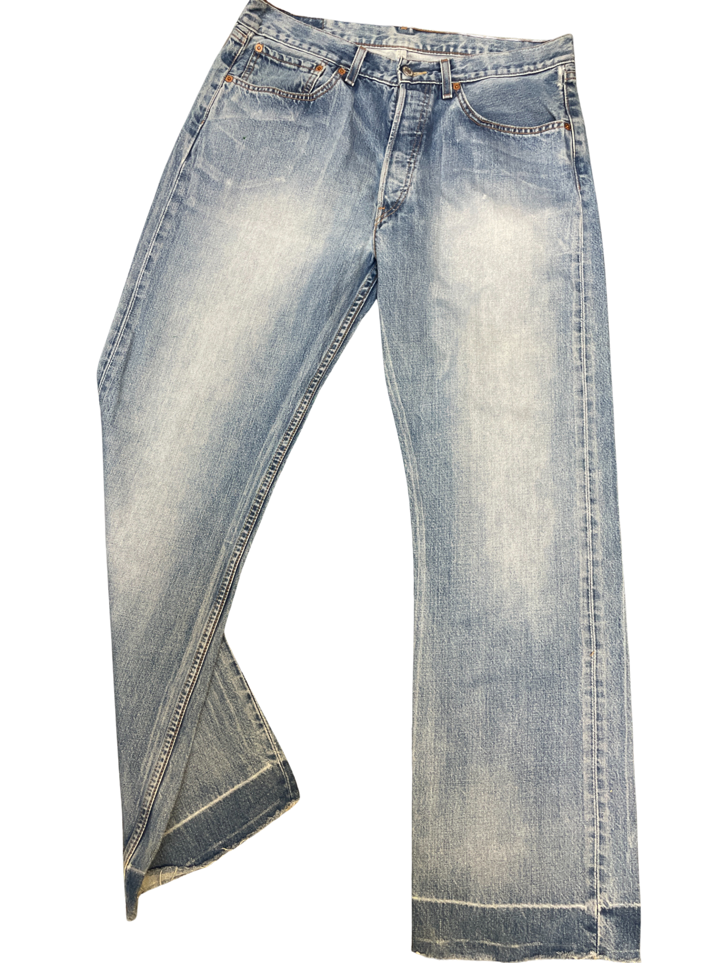 Vintage Levi's Men Blue Straight Regular Jeans W34 L34