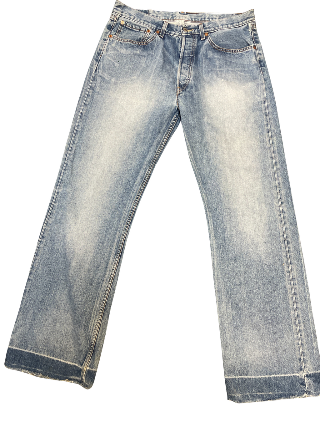 Vintage Levi's Men Blue Straight Regular Jeans W34 L34