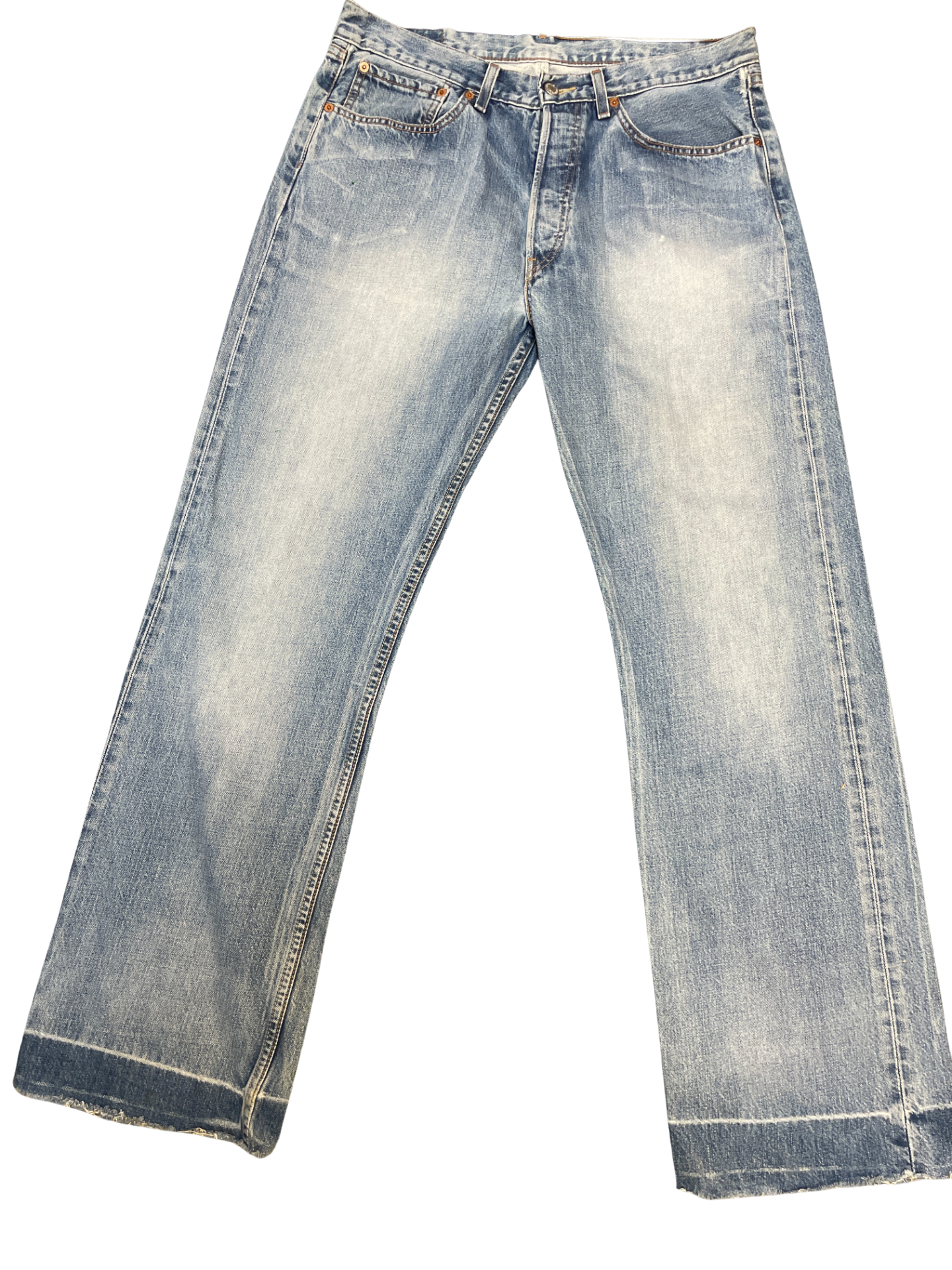 Vintage Levi's Men Blue Straight Regular Jeans W34 L34