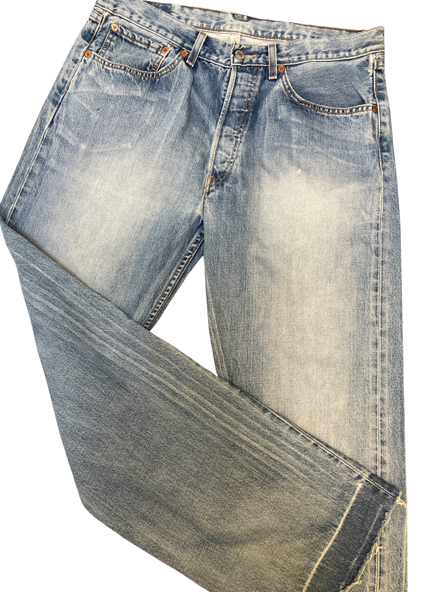 Vintage Levi's Men Blue Straight Regular Jeans W34 L34