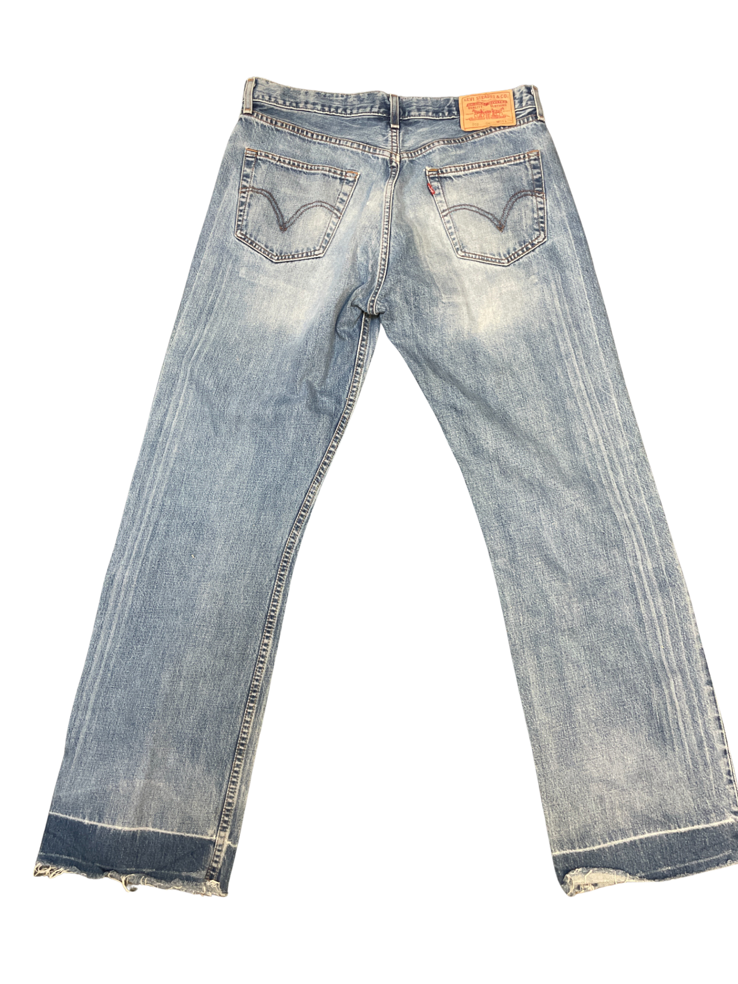 Vintage Levi's Men Blue Straight Regular Jeans W34 L34