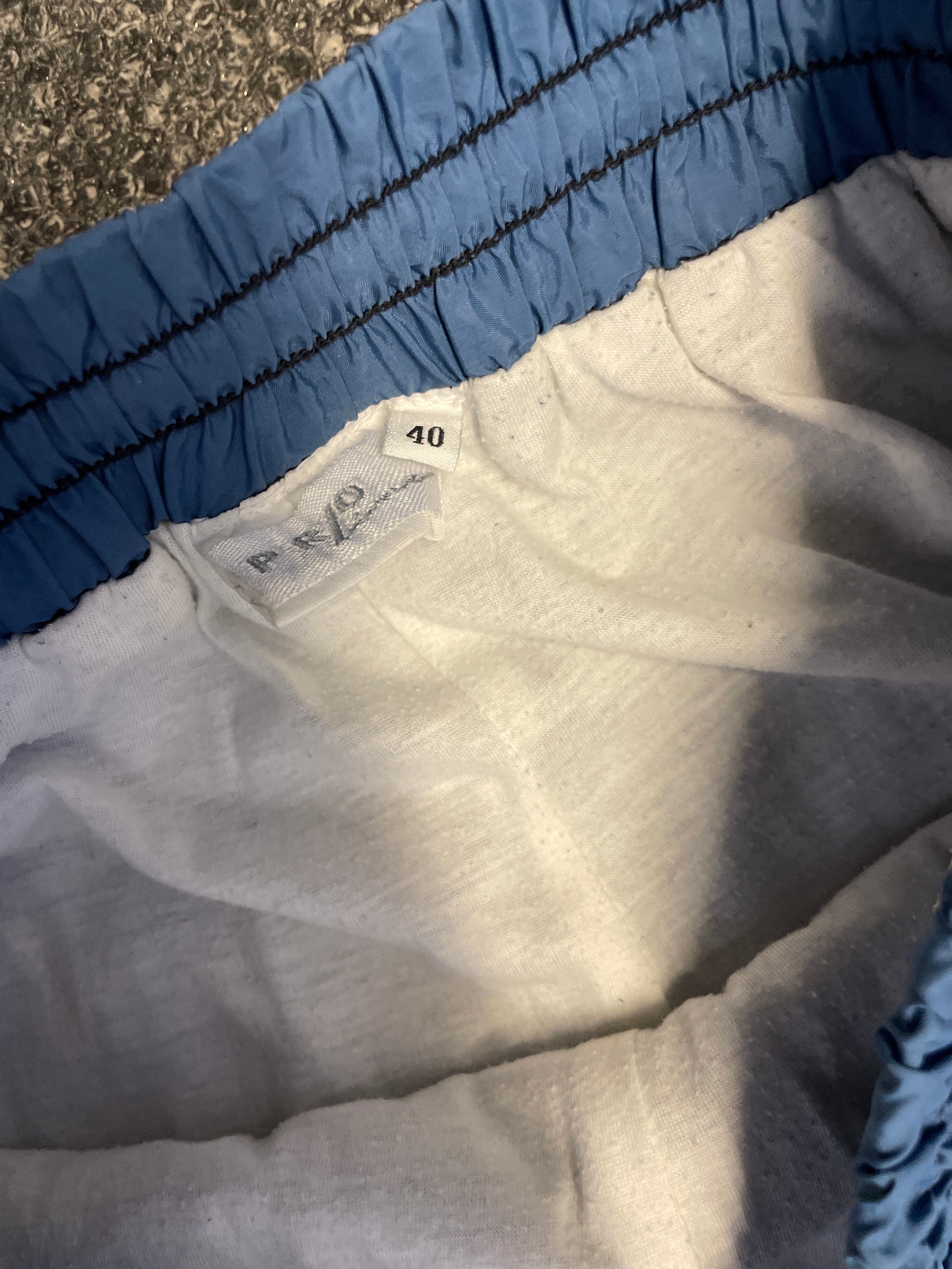 Vintage blue waterproof pant size M