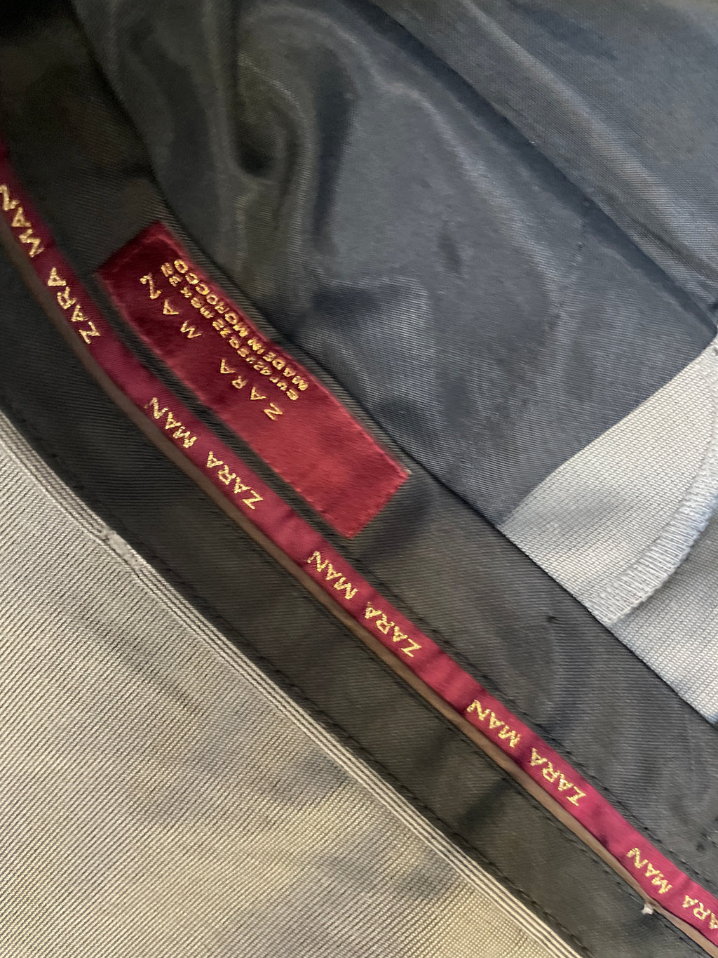Vintage zara man grey chinos trouser