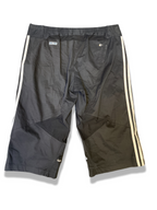 Vintage black 3 stripe adidas short