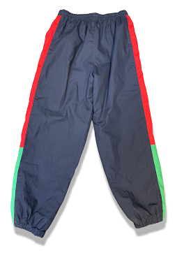 Vintage tricolor green red jogger in blue
