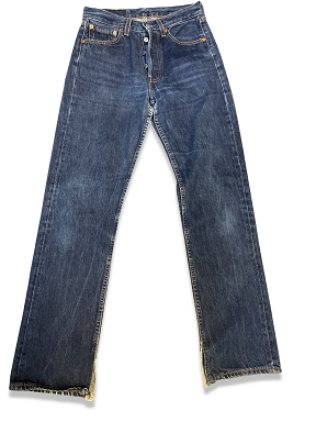 Vintage Levi's 501 Men Blue Straight Regular Jeans W28 L32