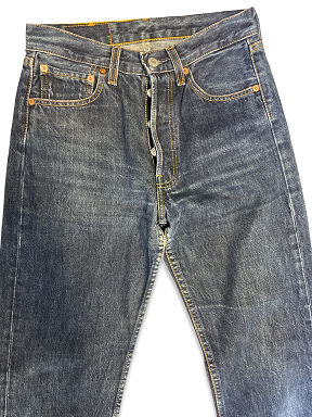 Vintage Levi's 501 Men Blue Straight Regular Jeans W28 L32
