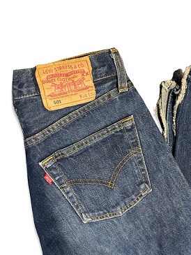 Vintage Levi's 501 Men Blue Straight Regular Jeans W28 L32