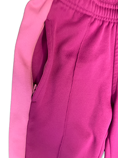 Vintage pink stripe polyester puma pant