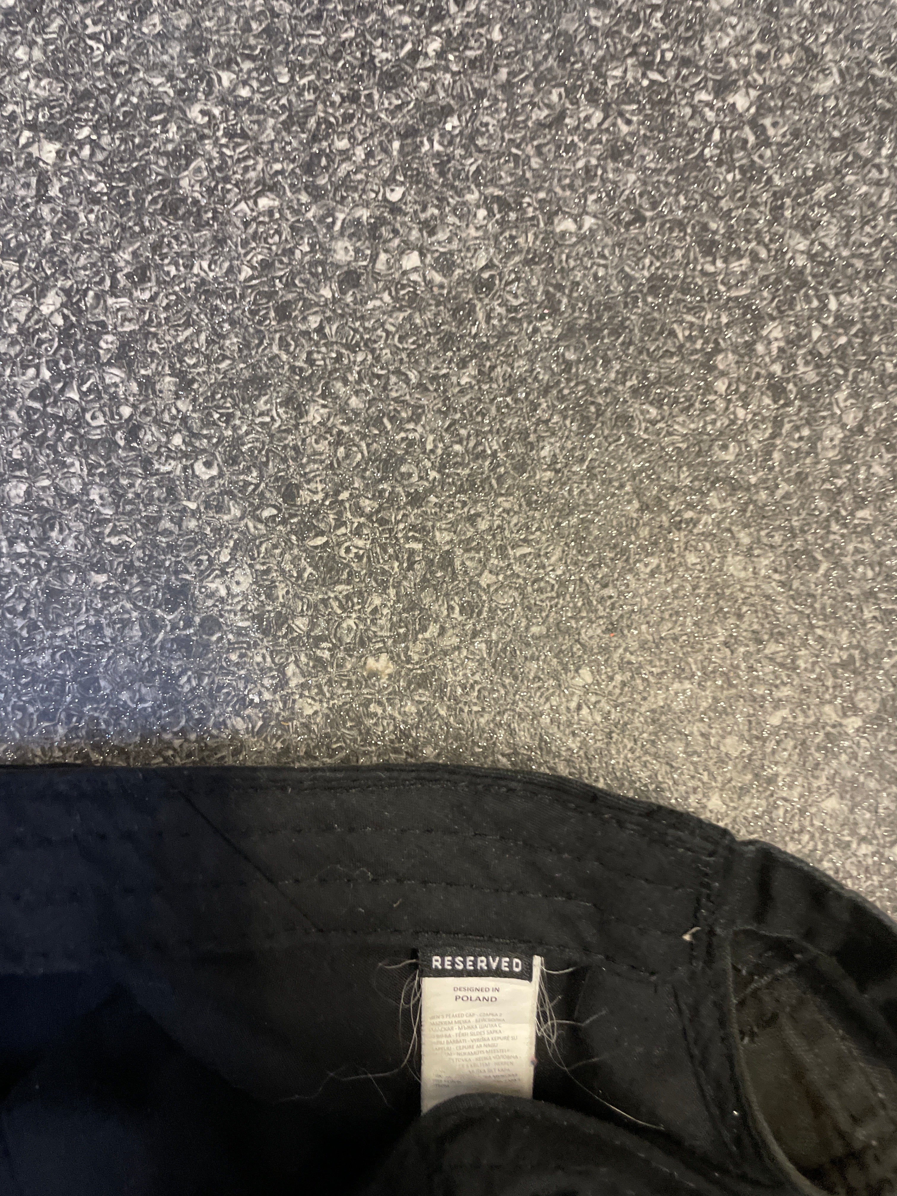 Vintage ultra force fatigue black cap