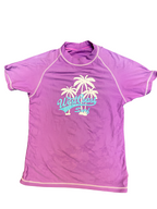 Vintage purple graphics short sleeve tshirt