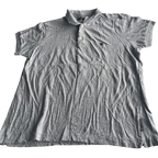 GREY WOMENS SLIM FIT SHORT SLEEVE FRENCG CONNECTION &nbsp;POLO SMALL SHIRT &nbsp;L 27 W 21 SKU 5208&nbsp;