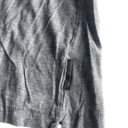 GREY WOMENS SLIM FIT SHORT SLEEVE FRENCG CONNECTION &nbsp;POLO SMALL SHIRT &nbsp;L 27 W 21 SKU 5208&nbsp;
