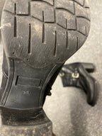Vintage black belstaff womens leather boot