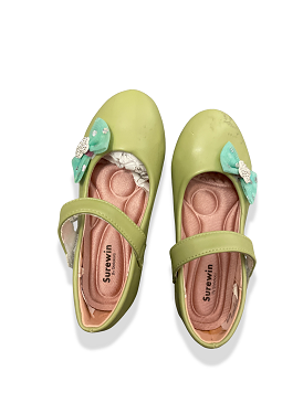 Vintage kids sureWin designer green shoe