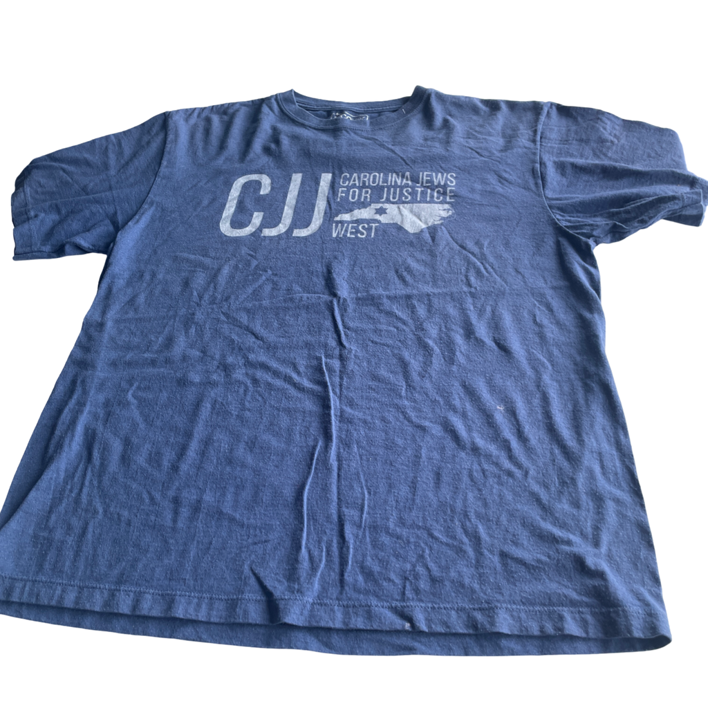 american blue graphic t shirt in size M L 28 W 21 SKU. 5210