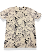 Vintage mens short sleeve trademark co cream tshirt