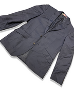 Vintage Alfred brown blue casual blazer jacket