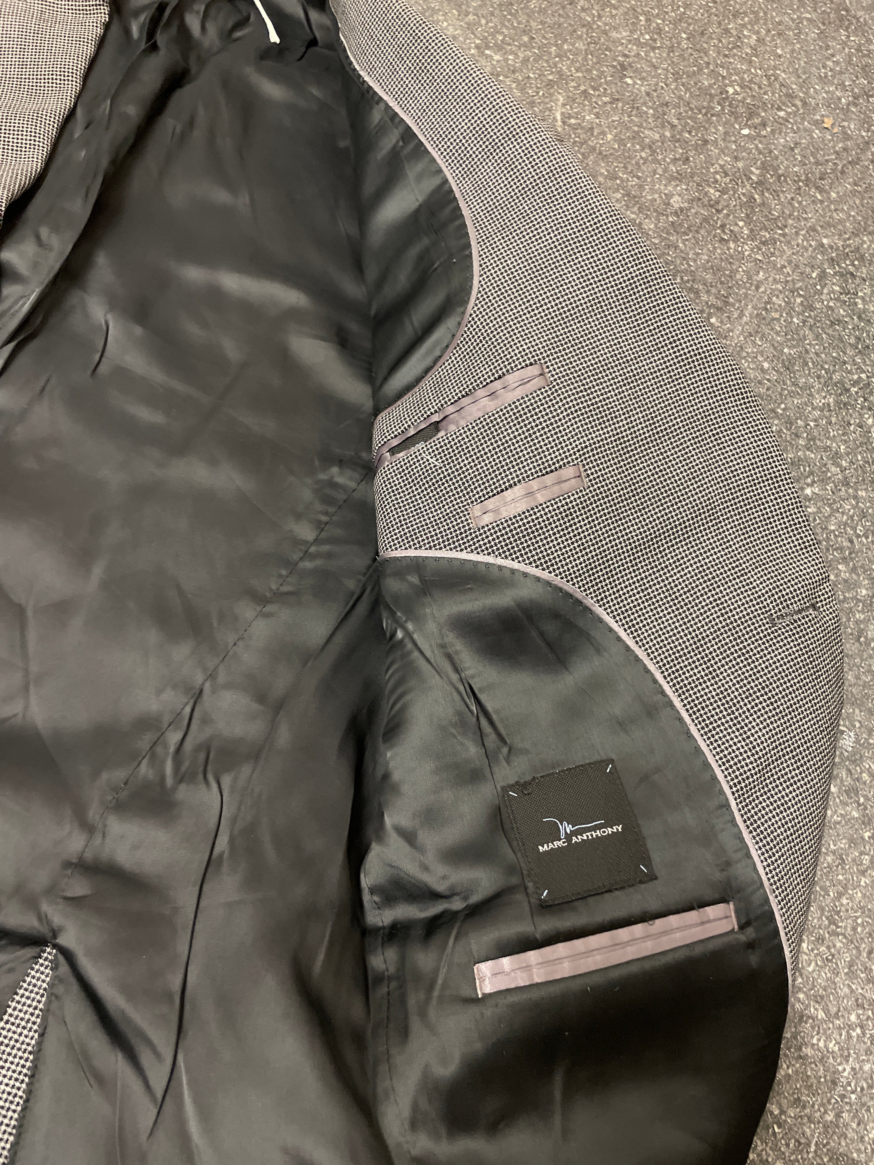 Vintage Marc Anthony grey Mens Suits & Blazers