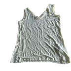 REISS Yellow Women's Sleeveless Cotton Tee-shirt