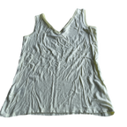 REISS Yellow Women's Sleeveless Cotton Tee-shirt L 25 W17 SKU 5217