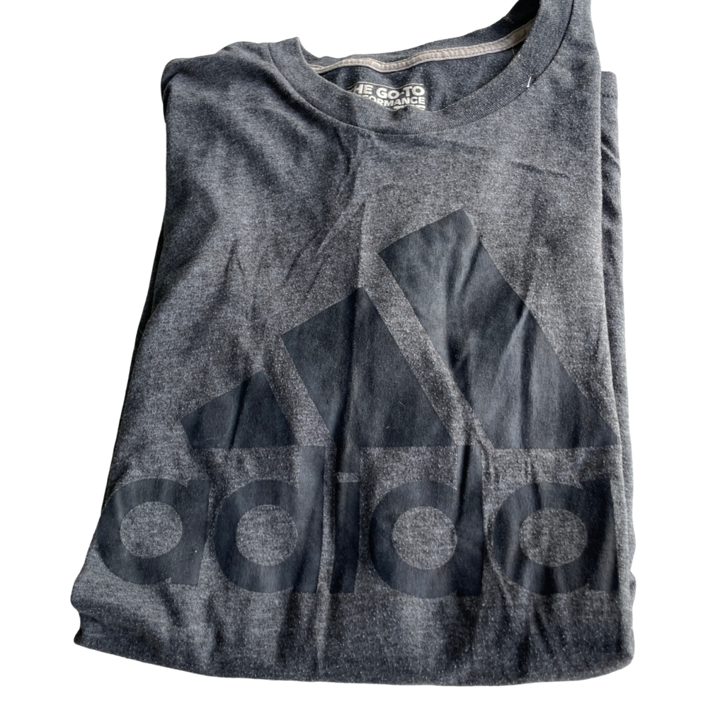 adidas Grey &nbsp;Tops &amp; Shirts for men L 30 W 19 &nbsp;SKU 5219