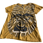 Women's Yellow and Mustard Tribal Print T-shirt