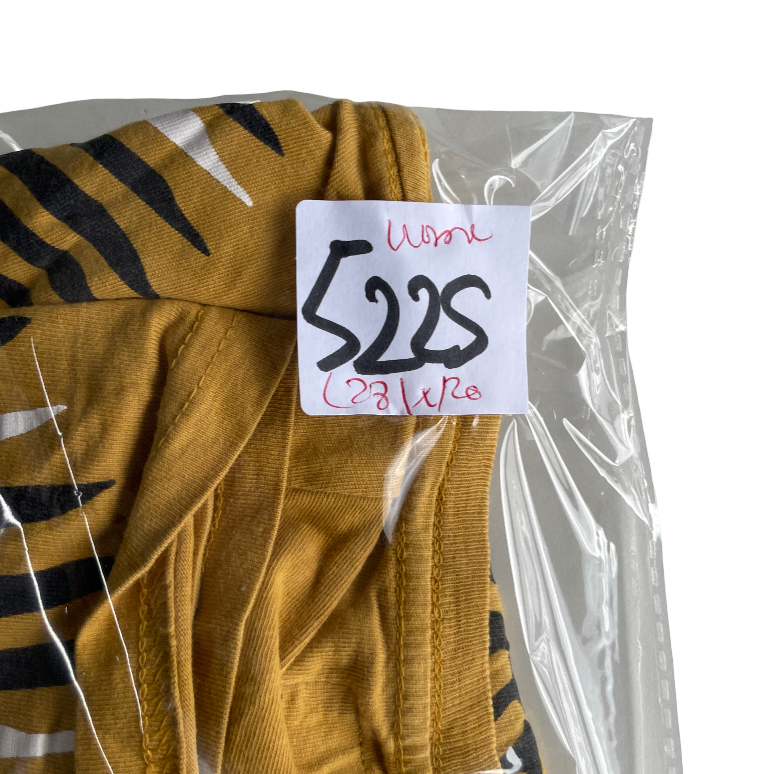 Women's Yellow and Mustard T-shirt tribal print t shirt ;L 28 W20 IN size M SKU 5225