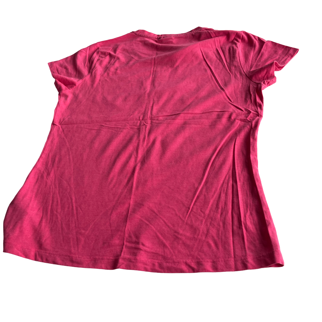Lee Cooper Pink Short Sleeve Tops  Shirts for Women L 26 W 19 UK 16/XL SKU 5226