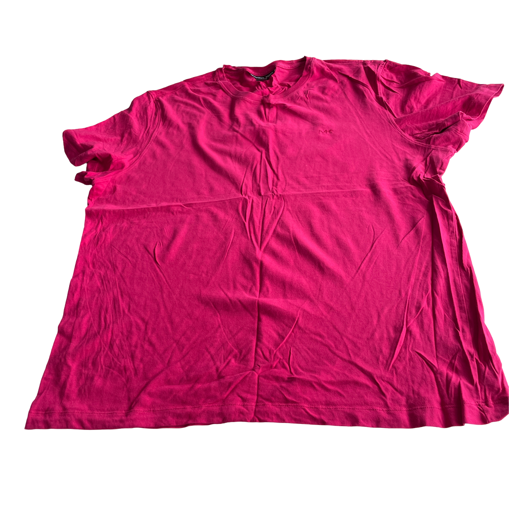 Michael Kors &nbsp;Hot Pink - SHORT SLEEVES TEE - Print T-shirt - large L 28 W 23 SKU 5227