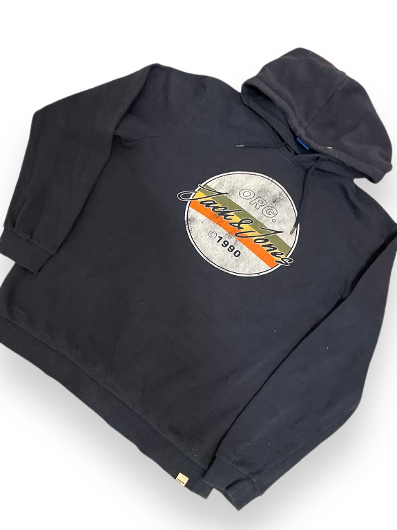 Vintage y2k Jack & Jones Junior navy hoodie