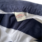 Lee Cooper White Casual Shirts Tops white and navy &nbsp;for Men IN L L29 W  20SKU 5228
