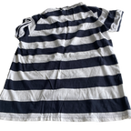 Lee Cooper White Casual Shirts Tops white and navy &nbsp;for Men IN L L29 W  20SKU 5228