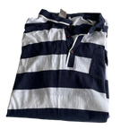 Lee Cooper White Casual Shirts Tops white and navy &nbsp;for Men IN L L29 W  20SKU 5228