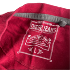 Diesel womens T-just T Shirt Deep Red L 26 W 20 SKU 5229