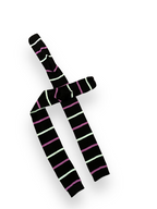 Rubynee Vintage y2k compression unisex black socks