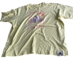 Vintage YELLOW adidas yellow T-shirt adidas Love Unites Graphic &nbsp;L 27 W 21 SKU 5230