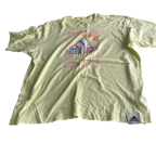 Vintage Yellow Adidas Love Unites Graphic T-shirt