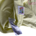 Vintage YELLOW adidas yellow T-shirt adidas Love Unites Graphic &nbsp;L 27 W 21 SKU 5230