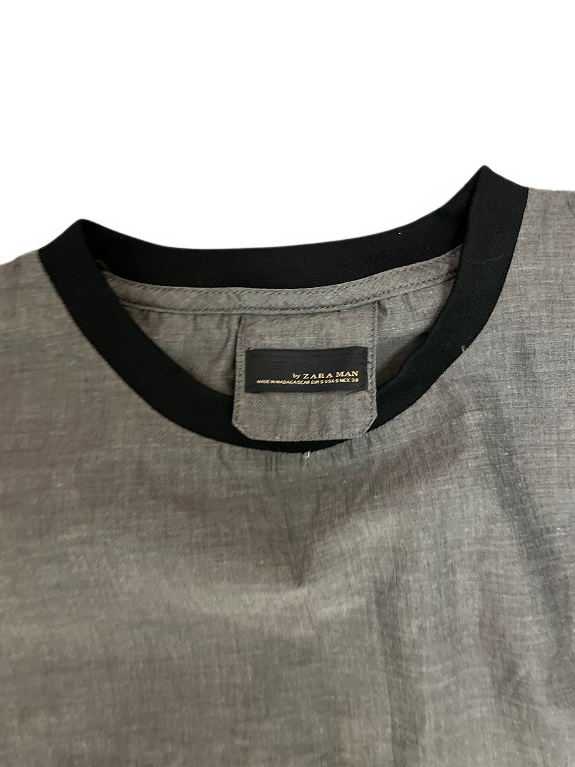 Rubynee Vintage y2k zara man black & grey cotton sweatshirt
